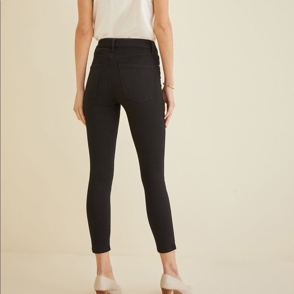 AGOLDE Mid-Rise Sophie Crop Jean Black 27 (4) - Picture 2 of 7